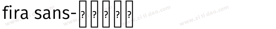 fira sans字体转换